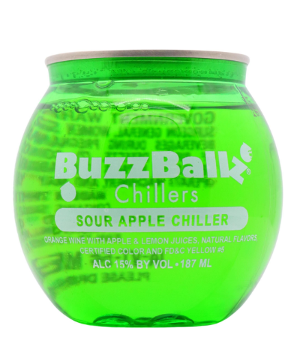 BuzzBallz Sour Apple Cocktail | 187ML at CaskCartel.com