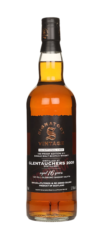 Glentauchers 16 Year Old 2009 Exceptional Cask - 100 Proof Edition #11 (Signatory) Single Malt Scotch Whisky | 700ML at CaskCartel.com