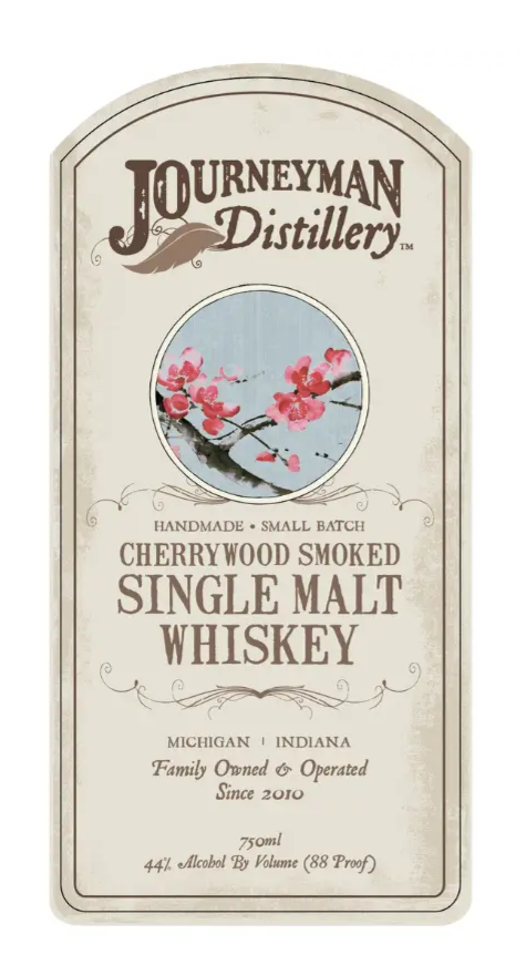 Journeyman Distillery Cherrywood Smoked Single Malt Whiskey at CaskCartel.com