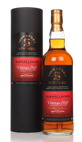 Glenallachie 11 Year Old 2012 Small Batch Edition #8 Signatory Single Malt Scotch Whisky | 700ML