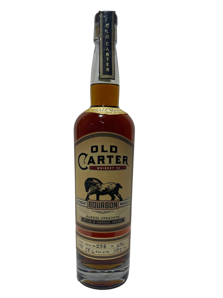 Old Carter Very Small Batch 1-TN Barrel strength Straight Bourbon 117.2 Proof Bottle 238 of 696 at CaskCartel.com