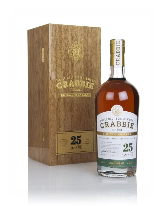 Crabbie 25 Year Old Limited Edition Single Malt Scotch Whisky | 700ML at CaskCartel.com