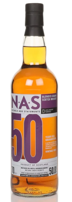 Vatted Grain 50 Year Old 1972 Notable Age Statements Decadent Drinks Blended Scotch Whisky | 700ML at CaskCartel.com