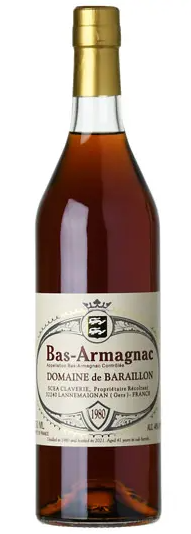Domaine de Baraillon 42 Year Old 1979-2022 Armagnac | 700ML at CaskCartel.com