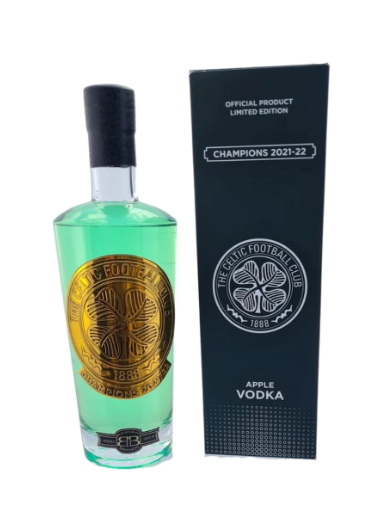 Celtic FC Officially Licensed Champions 2021/22 Limited Edition Apple Vodka | 700ML