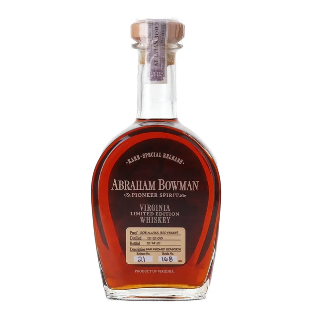 A. Smith Bowman Abraham Bowman 15 Year Old Rum Finished Virginia Whiskey at CaskCartel.com