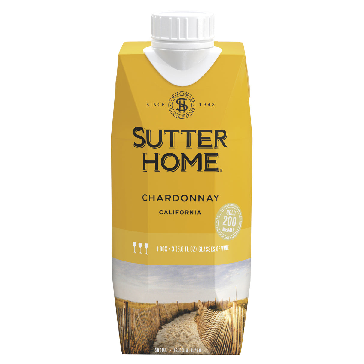 Sutter Home | Chardonnay (Half Litre) - NV at CaskCartel.com