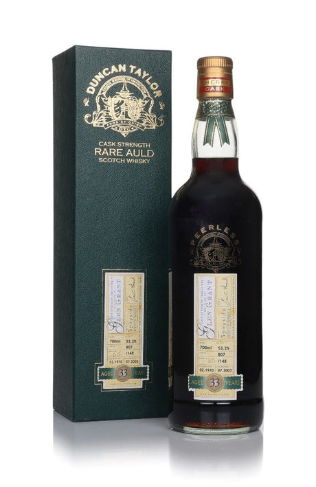 Glen Grant 33 Year Old 1970 Cask #807 - Peerless (Duncan Taylor) Single Malt Scotch Whisky | 700ML at CaskCartel.com
