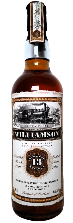 Williamson 2010 Refill Sherry Hogshead - Old Train Line Jack Wiebers Scotch Whisky | 700ML at CaskCartel.com