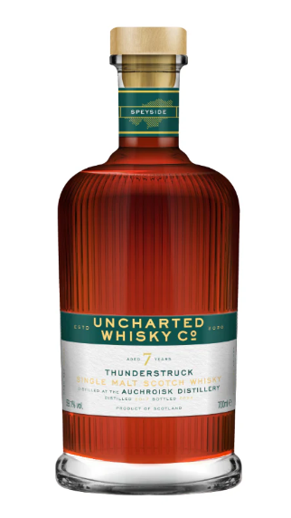 Auchroisk Uncharted Whisky Co Thunderstruck 7 Year Old Single Malt Scotch Whisky | 700ML at CaskCartel.com