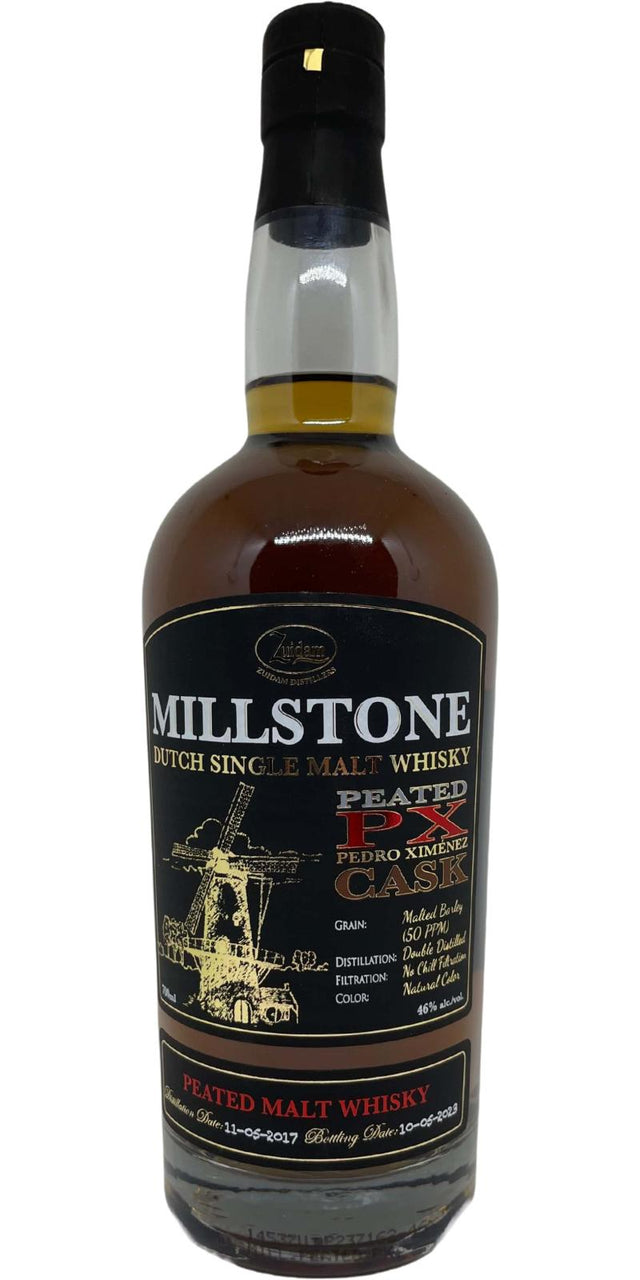 Millstone 2017 Peated PX Cask (Bottled 2023) Dutch Single Malt Whisky | 700ML at CaskCartel.com