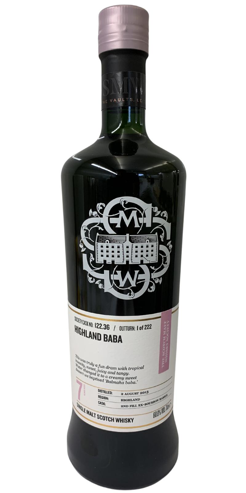 Croftengea 2013 SMWS 122.36 Highland Baba Single Malt Scotch Whisky | 700ML at CaskCartel.com
