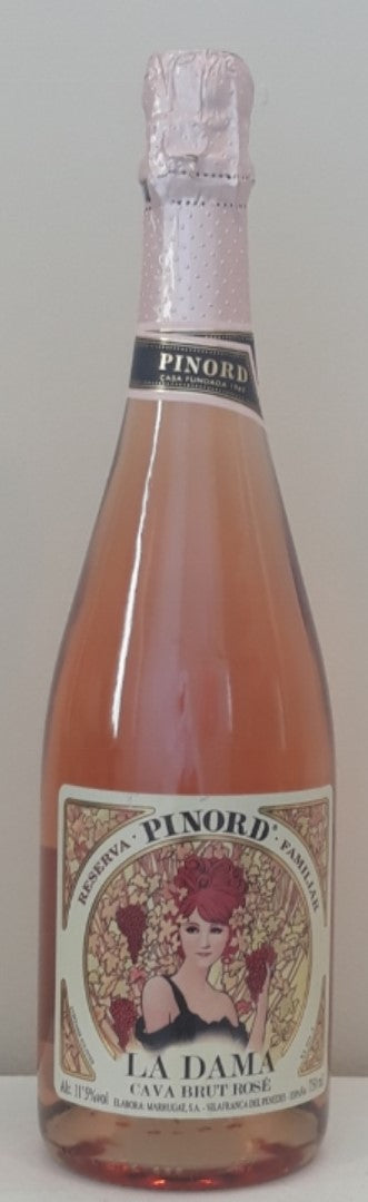 Pinord | Reserva Familiar La Dama Cava Brut Rose - NV at CaskCartel.com