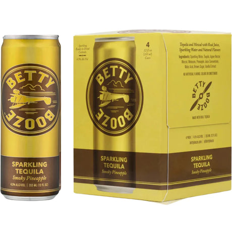 Betty Booze Sparkling Tequila With Smokey Pineapple | (4)*355ML at CaskCartel.com