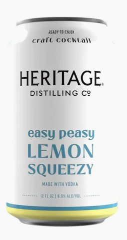Heritage Distilling Easy Peasy Lemon Squeezy | (4)*355ML at CaskCartel.com