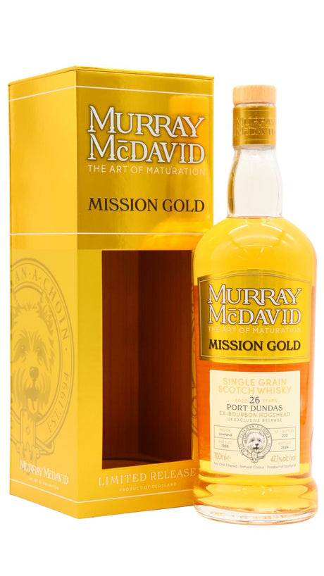 Port Dundas Murray McDavid - Mission Gold 26 Year Old Single Grain Scotch Whisky | 700ML at CaskCartel.com
