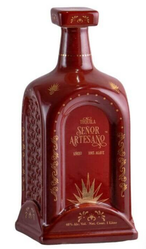 Senor Artesano Anejo Ceramic Tequila | 1L at CaskCartel.com