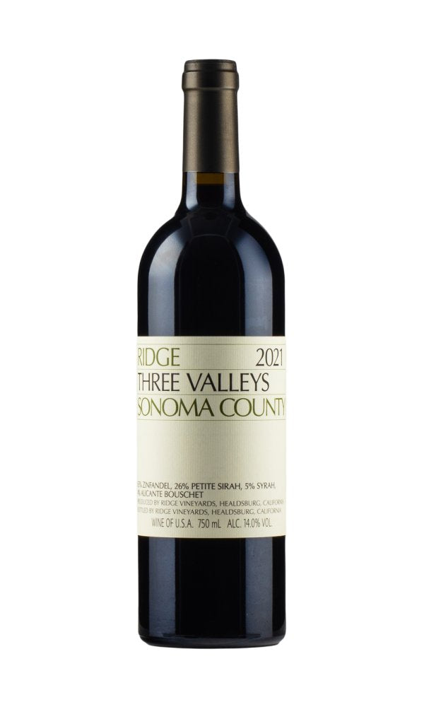 2021 | Ridge Vineyards | Three Valleys Red at CaskCartel.com