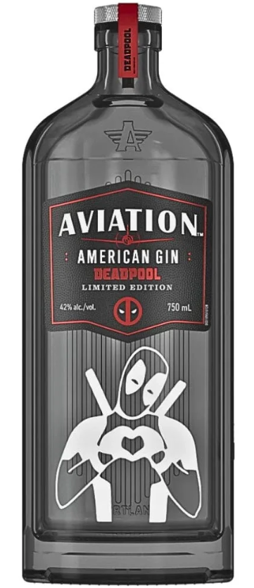 Aviation With Deadpool Limited Edition Custom Engraving Gin at CaskCartel.com