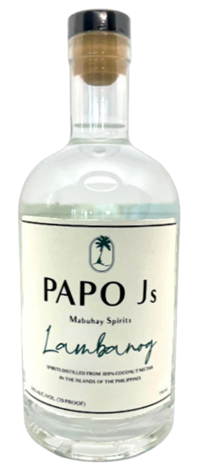 Papo Js Spirit Lambanog From Coconut Nectar Philippines at CaskCartel.com