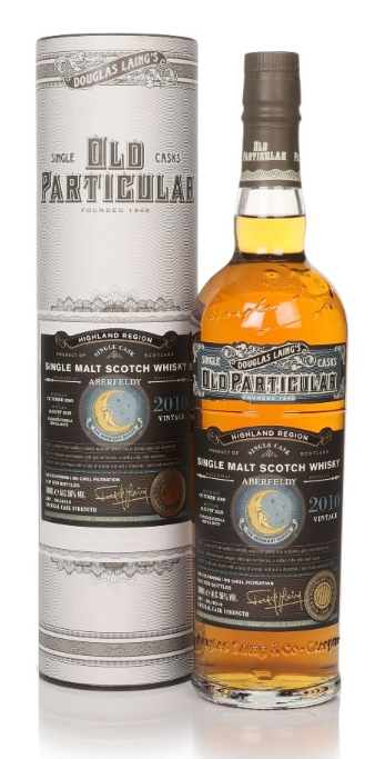 Aberfeldy 12 Year Old 2010 Cask #18510 Old Particular The Midnight Series Douglas Laing Single Malt Scotch Whisky | 700ML at CaskCartel.com