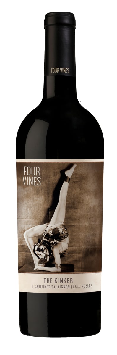 2021 | Four Vines | The Kinker Cabernet Sauvignon at CaskCartel.com