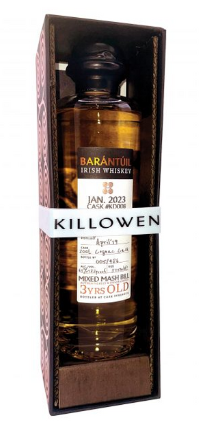 Killowen Barantuil White Cognac Cask Mixed Mash Bill Irish Whiskey | 375ML at CaskCartel.com