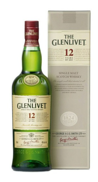 Glenlivet 12 Year Old Speyside Single Malt Scotch Whisky | 1L at CaskCartel.com