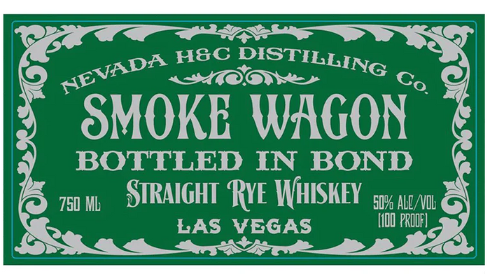 Nevada H&C Smoke Wagon Bottled in Bond Straight Rye Whiskey