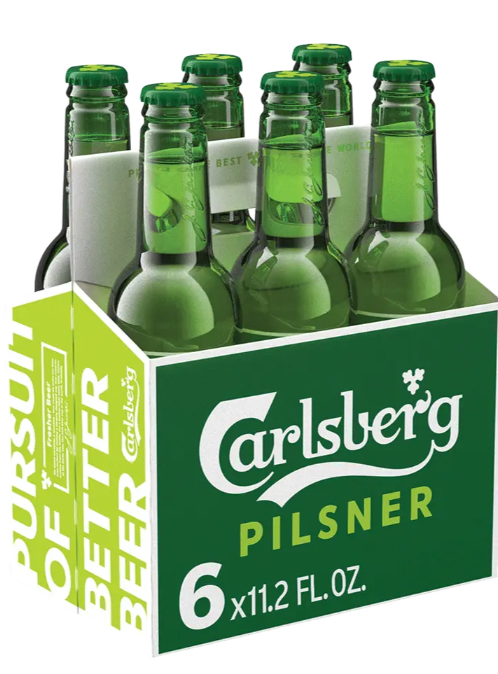 Carlsberg Danish Pilsner Beer | (6)*330ML at CaskCartel.com