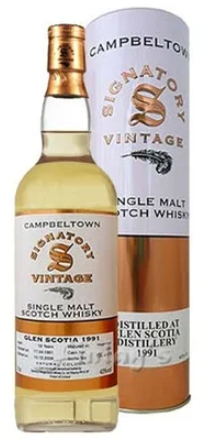 Glen Scotia 22 Year Old Signatory Vintage Hogshead Single Malt Scotch Whisky at CaskCartel.com