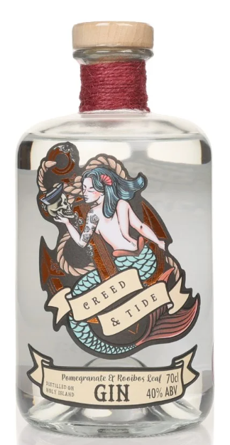 Creed & Tide Pomegranate & Rooibos Leaf Gin | 700ML at CaskCartel.com