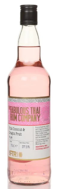 The Fabulous Company Pink Coconut & Dragon Fruit Thai Rum | 700ML at CaskCartel.com