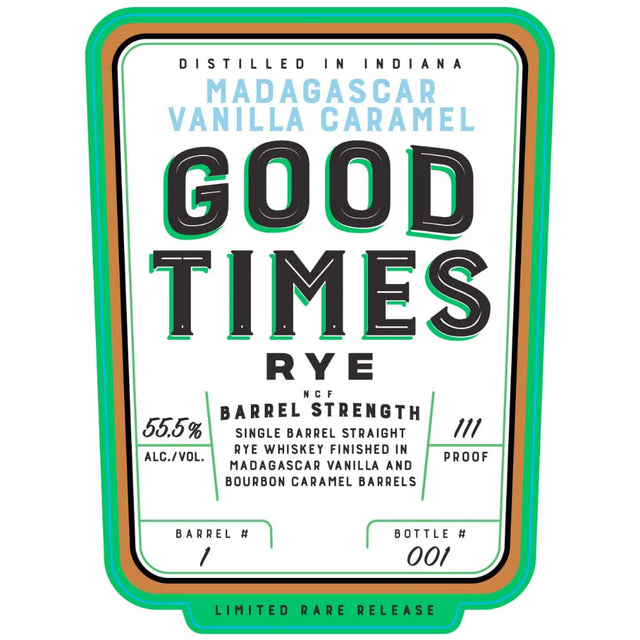 Good Times Madagascar Vanilla Caramel Rye at CaskCartel.com