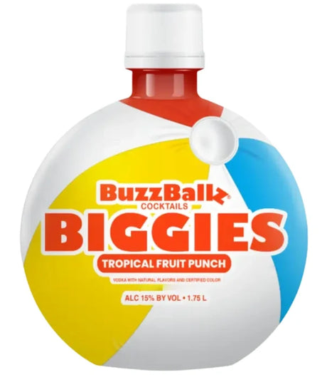 Buzzballz Biggies Beach Ball Tropical Fruit Punch Pre-Mixed Cocktails | 1.75L at CaskCartel.com