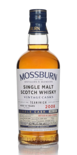 Teaninich 14 Year Old 2008 Vintage Casks Mossburn Single Malt Scotch Whisky | 700ML at CaskCartel.com