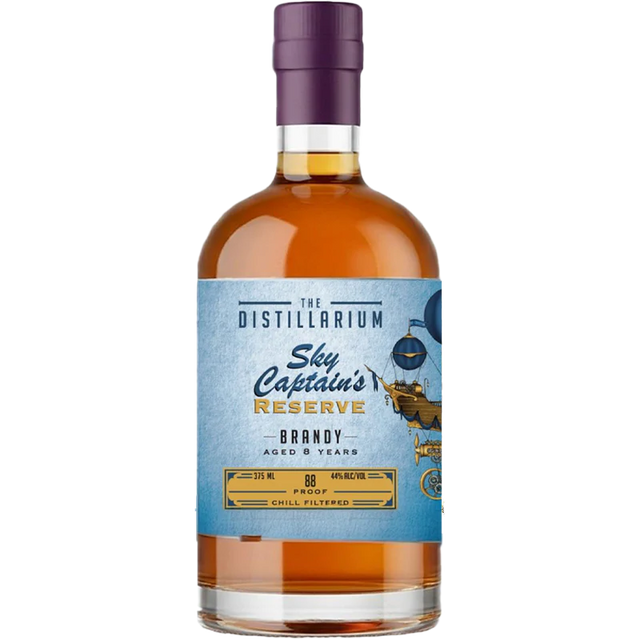 Sky Captains Reserve 8 Year Old Brandy | 375ML at CaskCartel.com