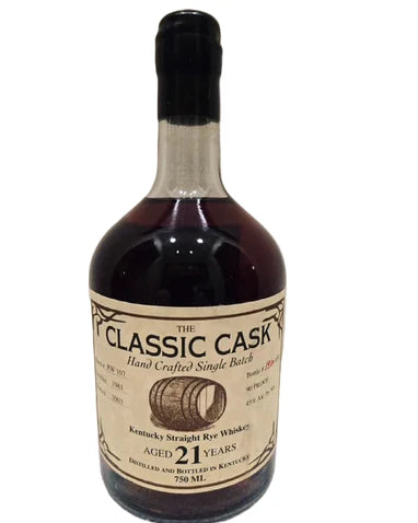 1981 The Classic Cask 21 Year Old Straight Rye Whiskey at CaskCartel.com