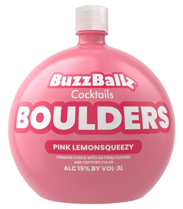Buzzballz Boulders Pink Lemonsqueezy Pre-Mixed Cocktails | 3L at CaskCartel.com