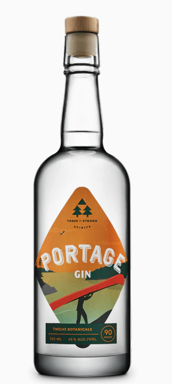 Three of Strong Spirits Portage Gin at CaskCartel.com