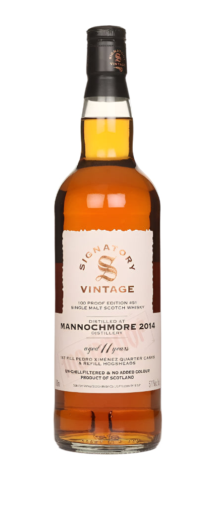 Mannochmore 11 Year Old 2014 - 100 Proof Edition #51 (Signatory) Single Malt Scotch Whisky | 700ML at CaskCartel.com