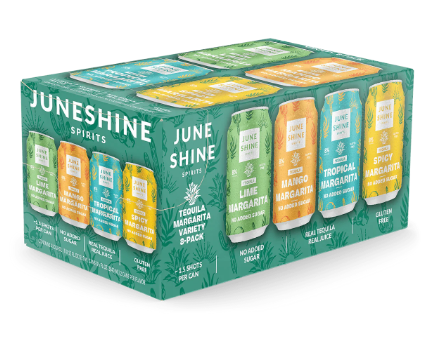 Juneshine Spirits Tequila Margarita Variety Pack | (8)*355ML at CaskCartel.com