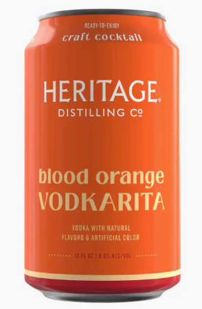 Heritage Distilling Blood Orange Vodkarita | (4)*355ML at CaskCartel.com