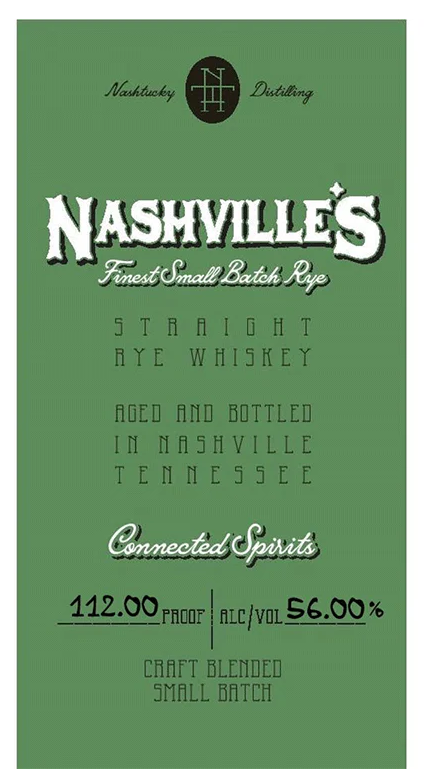 Nashtucky Distillery Nashville’s Finest Straight Rye Whiskey at CaskCartel.com