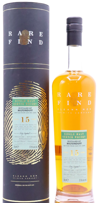 Miltonduff Gleann Mor Rare Find Single Cask #2646 2009 15 Year Old Single Malt Scotch Whisky | 700ML at CaskCartel.com