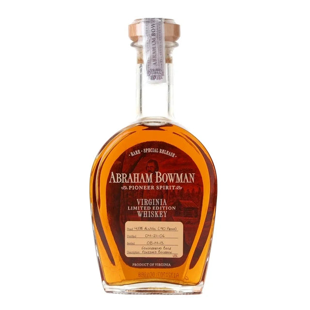 A. Smith Bowman Abraham Bowman Gingerbread Beer Finished Virginia Whiskey at CaskCartel.com