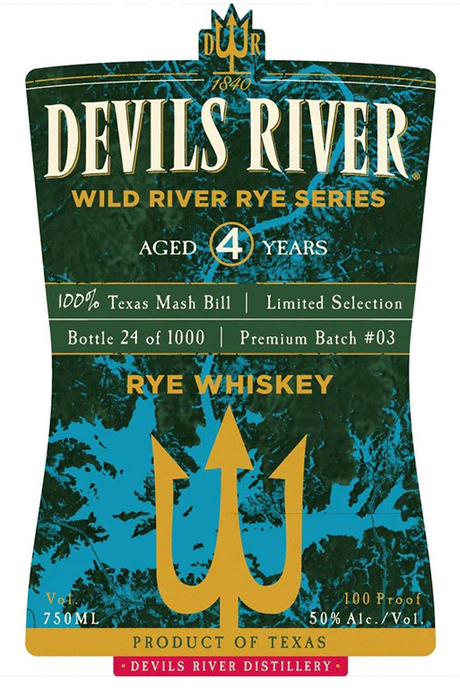 Devil’s River Wild River Rye Series 4 Year Old Rye Whisky at CaskCartel.com