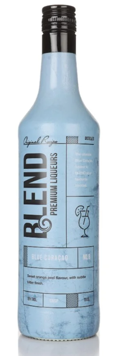 Blend Blue Curacao Liqueur | 700ML at CaskCartel.com