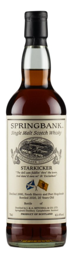 Springbank 20 Year Old Fresh Sherry & Port Starkicker 2000 Single Malt Scotch Whisky | 700ML
