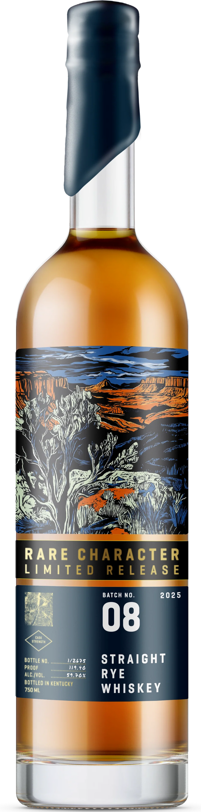 Rare Character Limited Release Cask Strength Batch #08 2025 Straight Rye Whiskey at CaskCartel.com